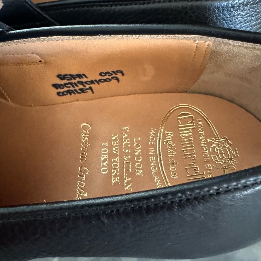 Church's Classic Black Leather Loafers - Picture 5 of 6